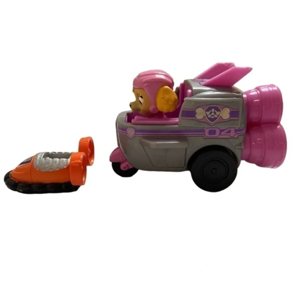 Paw Patrol Skye Airplane Plane Pink Gray Safety Rescue Protector Dog Pup Fly Toy